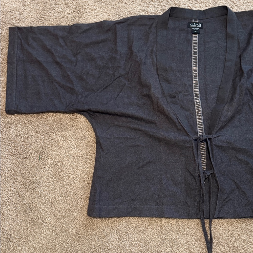 OZKA Cashmere Linen Blend Top - Picture 3 of 5